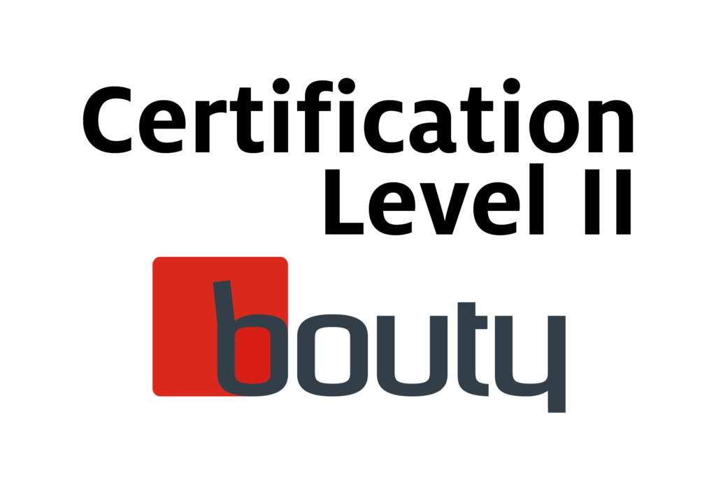 Bouty obtient la certification Level II